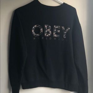 Obey Floral Sweatshirt